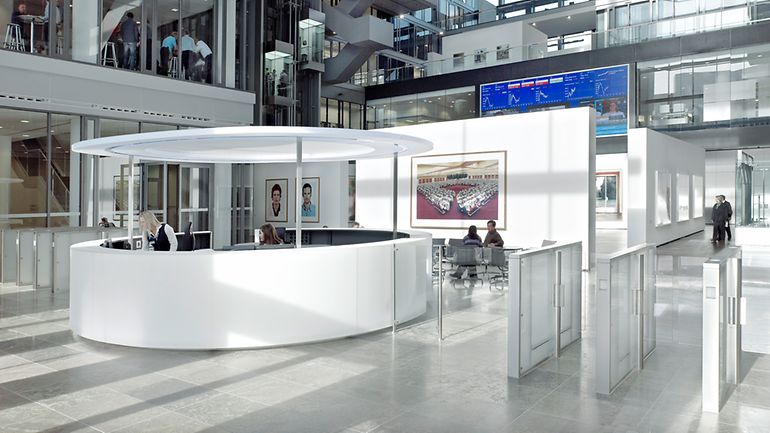 The Cube reception & lobby