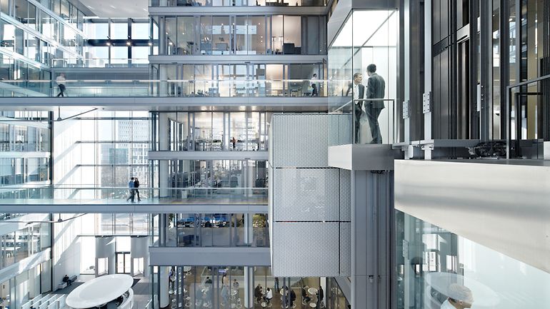 The Cube interior view